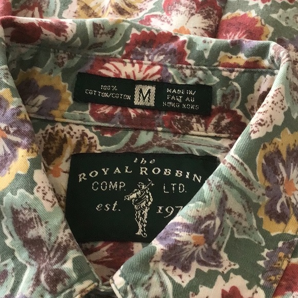 VINTAGE ROYAL ROBBINS BUTTON DOWN SHIRT - Picture 11 of 11